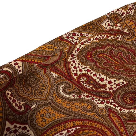 Cacharel La Chemisa Large Triangle Shawl Scarf Shawl Paisley - Picture 6 of 6